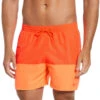Nike - Swim Men's Split 5" Volley Short (Hyper Crimson) -Funky Trunks Store nike swim mens split 5 volley short hyper crimson 1