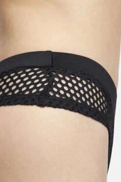 Nike - Wild Cheeky Sling Bikini Bottom (Black) -Funky Trunks Store nike wild cheeky sling bikini bottom black 10