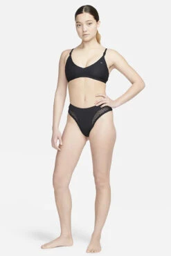 Nike - Wild Cheeky Sling Bikini Bottom (Black) -Funky Trunks Store nike wild cheeky sling bikini bottom black 11