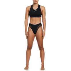 Nike - Wild Cheeky Sling Bikini Bottom (Black) -Funky Trunks Store nike wild cheeky sling bikini bottom black 4