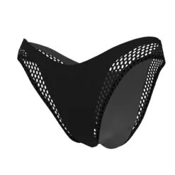 Nike - Wild Cheeky Sling Bikini Bottom (Black) -Funky Trunks Store nike wild cheeky sling bikini bottom black 5