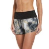 Nike - Women's Tie Dye High Waist Swim Boardshort (Black) -Funky Trunks Store nike womens tie dye high waist swim boardshort black 1