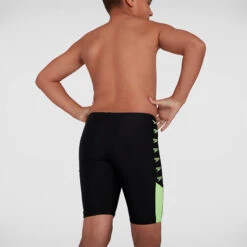 Speedo - Boy's Boom Logo Splice Jammer - Black/ZestGreen 12 Speedo - Boy's Boom Logo Splice Jammer - Black/ZestGreen -Funky Trunks Store speedo boys boom logo splice jammer black zestgreen 4