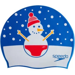 Speedo - Christmas Slogan Print Hat - Blue/Red
