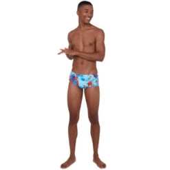 Speedo - ColourSplash Placement Digi 14cm Brief -Funky Trunks Store speedo coloursplash placement digi 14cm brief 6
