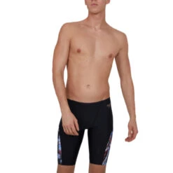 Speedo - ColourSplash V-Cut Jammer - Black/Red/White -Funky Trunks Store speedo coloursplash v cut jammer 6