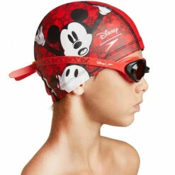Speedo - Disney "Mickey Mouse" Illusion Junior Goggle - Red/Smoke -Funky Trunks Store speedo disney mickey mouse illusion junior goggle red smoke 8
