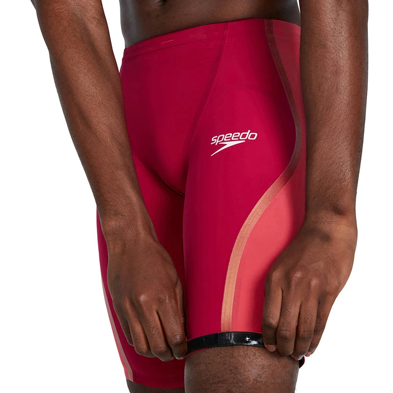 Speedo - Fastskin LZR Pure Intent High Waisted Jammer - Red 5 Speedo - Fastskin LZR Pure Intent High Waisted Jammer - Red - Image 3