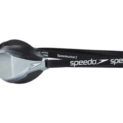 Speedo - Fastskin Speedsocket 2 Mirror Goggle - Black/Silver -Funky Trunks Store speedo fastskin speedsocket 2 mirror goggle black silver 3