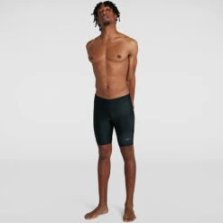 Speedo - Hexagonal Tech Placement Jammer - Black/Grey -Funky Trunks Store speedo hexagonal tech placement jammer black grey 5