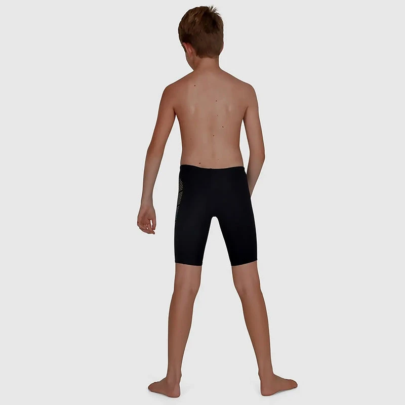 Speedo - Junior Hexagonal Jammer - Black 4 Speedo - Junior Hexagonal Jammer - Black - Image 2