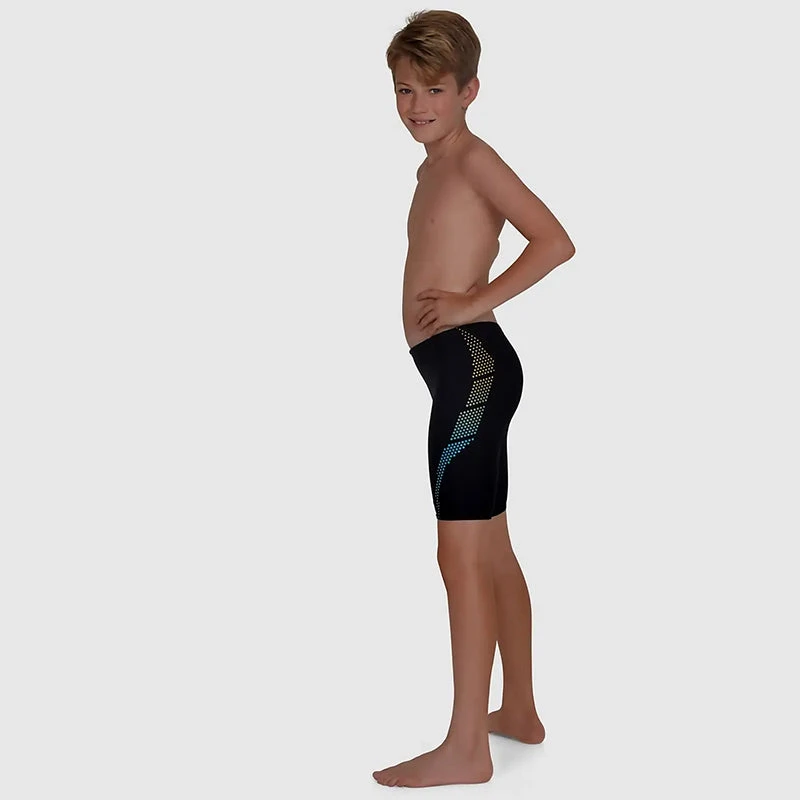 Speedo - Junior Hexagonal Jammer - Black 5 Speedo - Junior Hexagonal Jammer - Black - Image 3