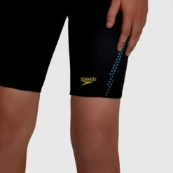 Speedo - Junior Hexagonal Jammer - Black 11 Speedo - Junior Hexagonal Jammer - Black -Funky Trunks Store speedo junior hexagonal jammer black 4