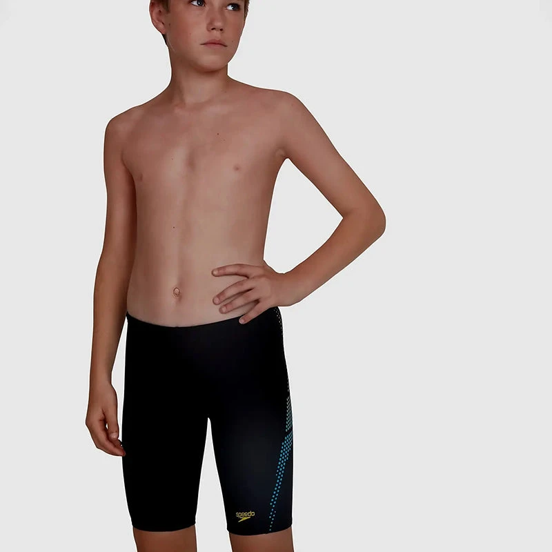 Speedo - Junior Hexagonal Jammer - Black 7 Speedo - Junior Hexagonal Jammer - Black - Image 5