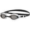 Speedo - Mariner Supreme Goggle - Grey/White/Black -Funky Trunks Store speedo mariner supreme goggle grey white black