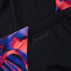 Speedo - Mens Allover Digital V-Cut Jammer - Black/Red -Funky Trunks Store speedo mens allover digital v cut jammer black red 9