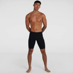 Speedo - Mens Boom Logo Splice Jammer - Black/Grey -Funky Trunks Store speedo mens boom logo splice jammer black grey 6