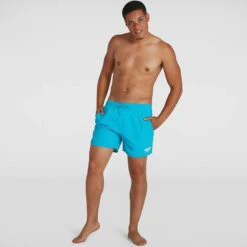 Speedo - Men's Essentials 16" Watershort - Blue -Funky Trunks Store speedo mens essentials 16 watershort blue 1 5