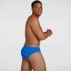 Speedo - Men's Essentials Endurance+ 7cm Brief - Blue -Funky Trunks Store speedo mens essentials endurance 7cm brief blue 4