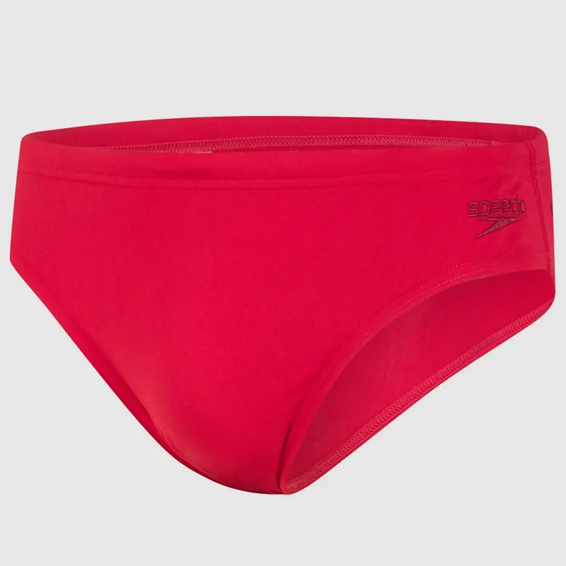 Speedo - Men's Essentials Endurance+ 7cm Brief - Red 4 Speedo - Men's Essentials Endurance+ 7cm Brief - Red - Image 2
