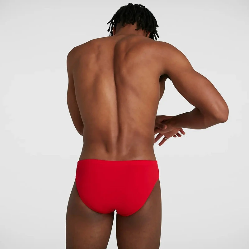 Speedo - Men's Essentials Endurance+ 7cm Brief - Red 7 Speedo - Men's Essentials Endurance+ 7cm Brief - Red - Image 5