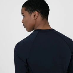 Speedo - Mens Short Sleeve Rash Top - Navy -Funky Trunks Store speedo mens short sleeve rash top navy 5