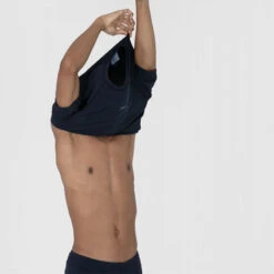 Speedo - Mens Short Sleeve Rash Top - Navy -Funky Trunks Store speedo mens short sleeve rash top navy 7