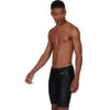 Speedo - Mesh Placement Jammer - Black/Grey -Funky Trunks Store speedo mesh placement jammer black grey 1
