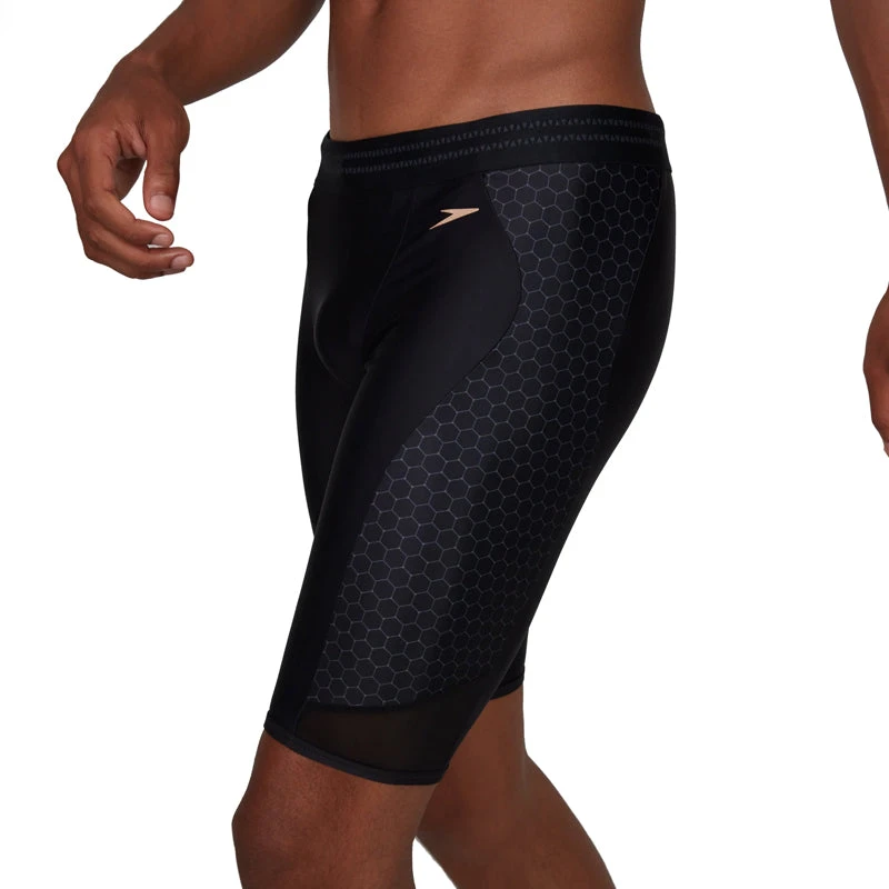 Speedo - Mesh Placement Jammer - Black/Grey 10 Speedo - Mesh Placement Jammer - Black/Grey - Image 8