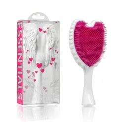 Tangle Angel Essentials - Hair Brush White / Fuchsia -Funky Trunks Store tangle angel essentials hair brush white fuchsia 3