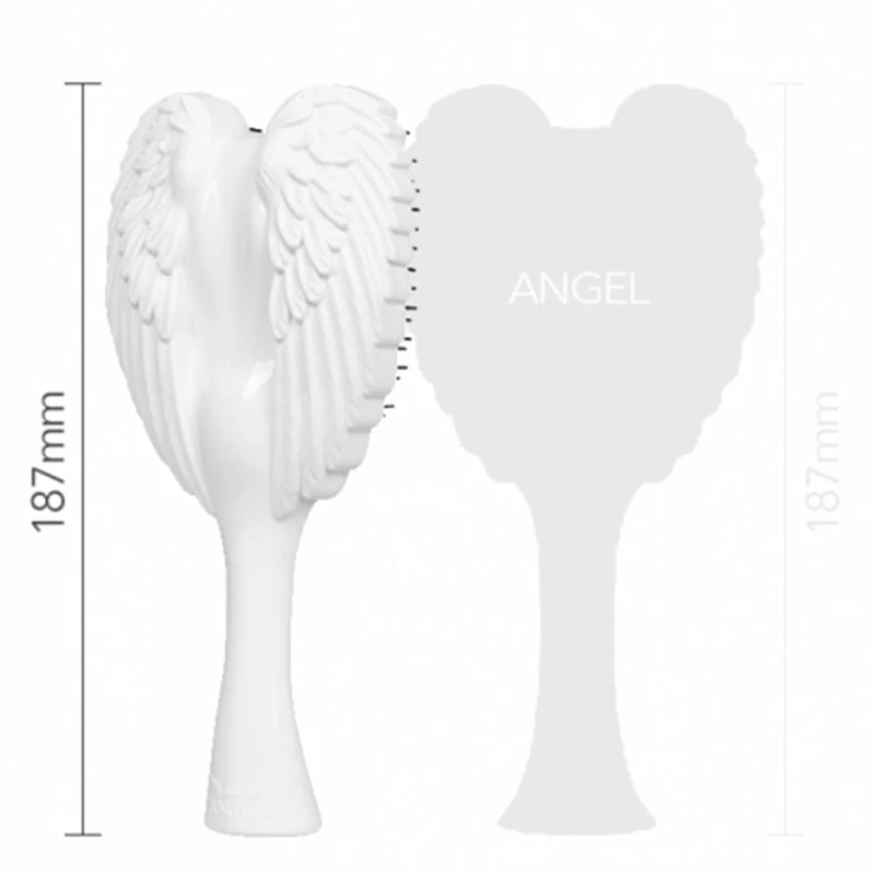 Tangle Angel Essentials - Hair Brush White / Black 4 Tangle Angel Essentials - Hair Brush White / Black - Image 2