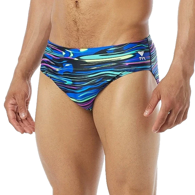 TYR - Mens Fresno Racer - Blue/Multi 4 TYR - Mens Fresno Racer - Blue/Multi - Image 2