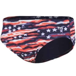 TYR - Men’s All American All Over Racer Swimsuit - Red/White/Blue -Funky Trunks Store tyr men s all american all over racer swimsuit red white blue 3