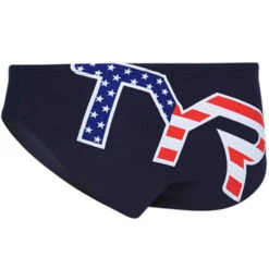 TYR - Men’s Americana Training Racer Swimsuit - Red/White/Blue -Funky Trunks Store tyr men s americana training racer swimsuit red white blue 5