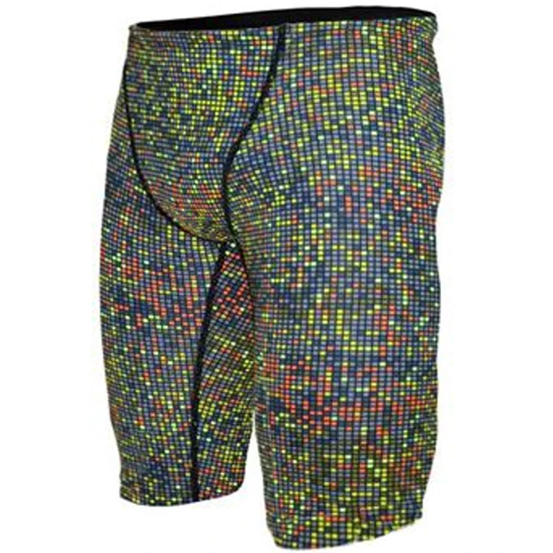 TYR - Men’s Atomic All Over Jammer Swimsuit - Black/Multi 5 TYR - Men’s Atomic All Over Jammer Swimsuit - Black/Multi - Image 3