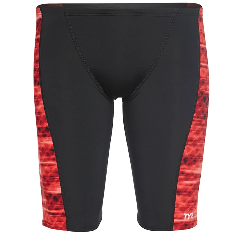 TYR - Men’s Castaway Hero Jammer Swimsuit - Red 6 TYR - Men’s Castaway Hero Jammer Swimsuit - Red - Image 4