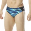 TYR - Men’s Lambent Blade Racer Swimsuit - Blue/Green -Funky Trunks Store tyr men s lambent blade racer swimsuit blue green 1