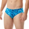 TYR - Men’s Optic Racer Swimsuit - Teal/Multi -Funky Trunks Store tyr men s optic racer swimsuit teal multi 1