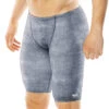 TYR - Men’s Sandblasted Allover Training Jammer - Grey -Funky Trunks Store tyr men s sandblasted allover training jammer grey 1
