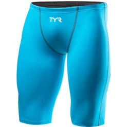 TYR - Thresher™ Mens Jammer Swimsuit - Blue/Grey -Funky Trunks Store tyr mens thresher jammer swimsuit 850 3