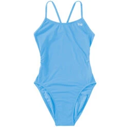 TYR - Solid Durafast One Cutoutfit Swimsuit - Light Blue -Funky Trunks Store tyr solid durafast one cutoutfit swimsuit light blue 8