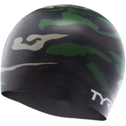 TYR - Wavy Camo Silicone Adult Swim Cap