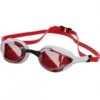 Vorgee - Stealth MK2 Mirrored Lens Goggle White/Red -Funky Trunks Store vorgee stealth mk2 rainbow mirrored lens white red