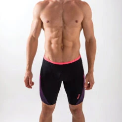 Zone3 - Cosmic 2.0 Mens Jammers (Blast/Fluro Pink) -Funky Trunks Store zone3 cosmic 2 0 mens jammers blast fluro pink 4