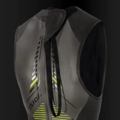 Zone3 - Mens Sleeveless Vision Wetsuit - Black/Green -Funky Trunks Store zone3 mens sleeveless vision wetsuit black green 3